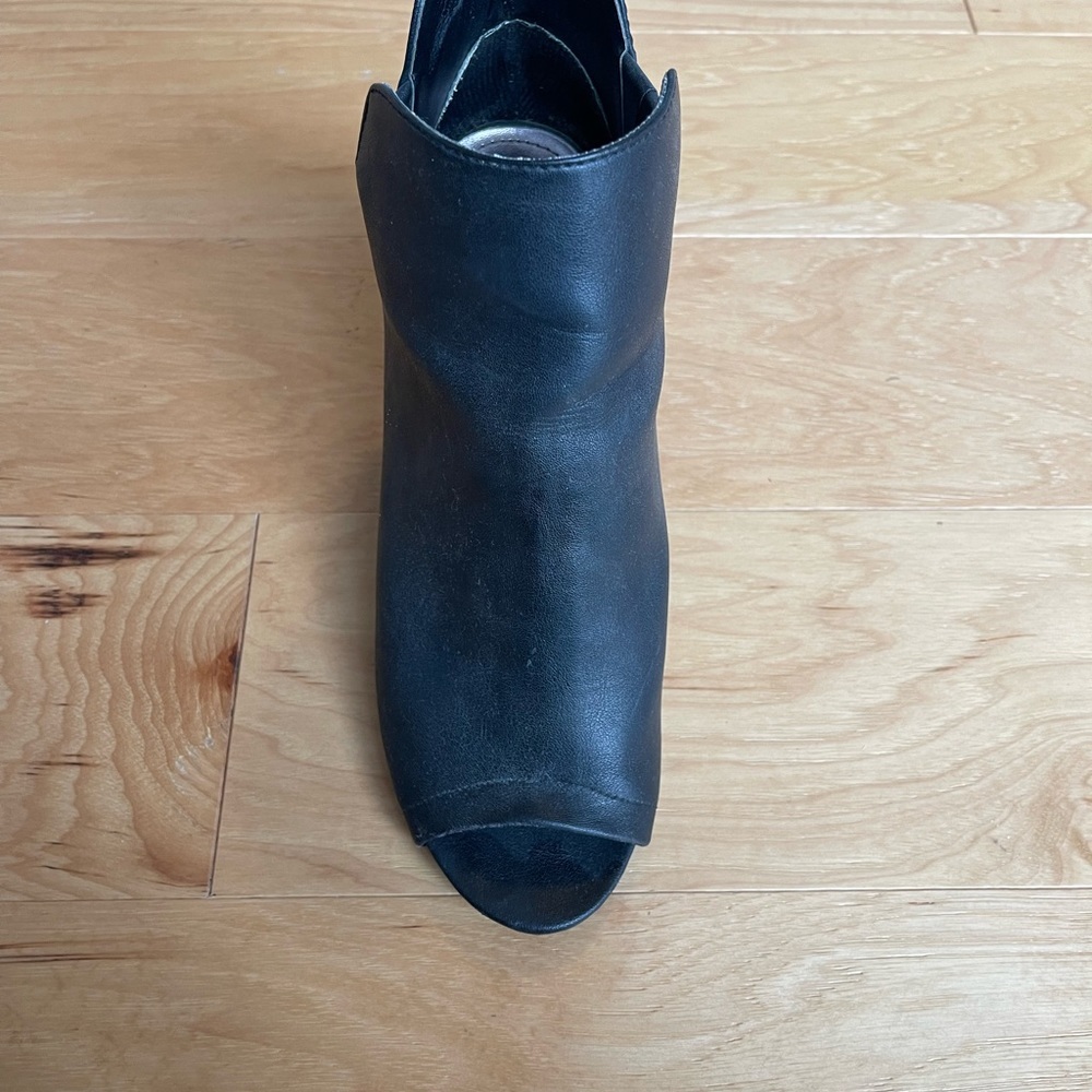 Madden Girl Heeled Peep Toe Booties - Picture 5 of 6